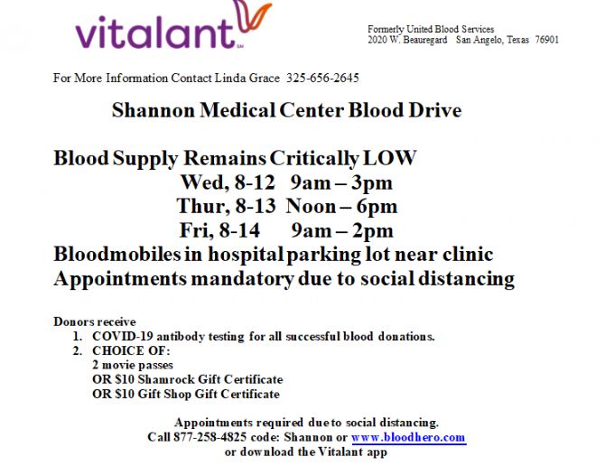 Blood Drive - San Angelo